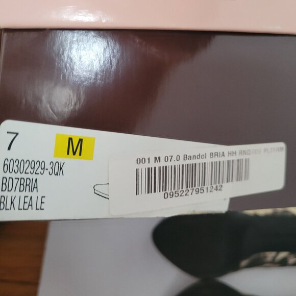 Leopard Print High Heel Pumps Womens 7M By Bandolino Textile Upper Black & Gold - Picture 6 of 8